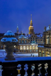 Dresden Zwinger in Winter