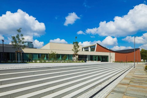 Swimming and diving hall Freiberger Platz