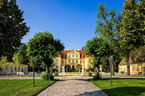 Baroque Rammenau Castle, Rammenau Castle in Rammenau near Bischofswerda in the district of Bautzen