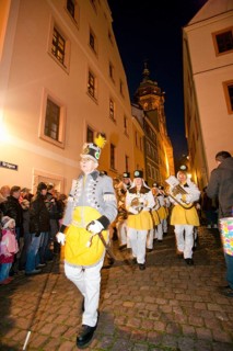 Mountain parade at the Christmas market in Pirna Pirna is a large district town and administrative