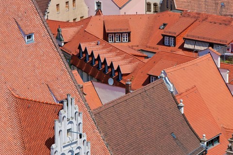 Meissen roofs in the old town