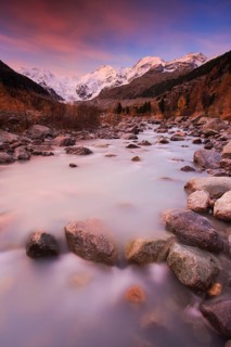 Piz Palü, 3905 m, Piz Bernina, 4049 m, Piz Morteratsch, 3751 m, Bianco ridge, Upper Engadine,