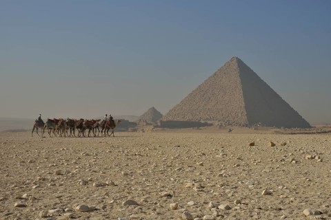 Pyramid of Menkaure, Giza, Egypt, Africa