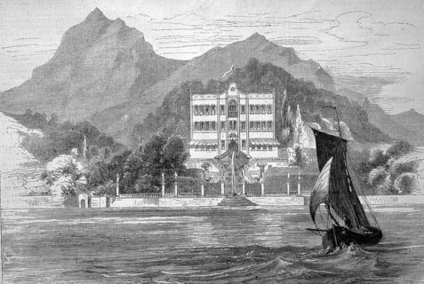 Villa Carlotta, an 18th century summer residence in Tremezzo on Lake Como, 1869, Lombardy, Italy,