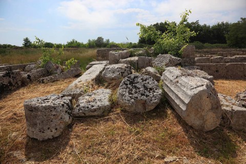 Temple of Poseidon, 2nd Temple of Hera, in Paestum, Campania, Italy, Europe