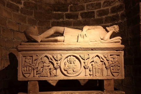 City of Palermo, the Cathedral Maria Santissima Assunta, sarcophagus in the crypt, tomb of