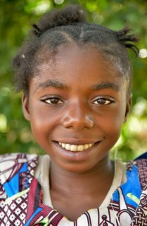 Girl, Portrait, Nkala, Bandundu Province, Democratic Republic of the Congo