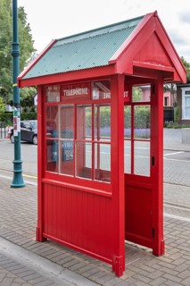 Telefonzelle, Christchurch, Neuseeland