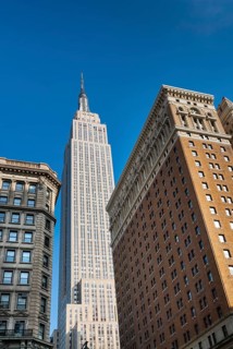 Empire state building, architecture, skyscraper, Manhattan, New York City, USA, North America