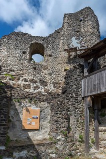 Castle ruin Alt-Trauchburg, 13th century the ruin is one of the best preserved in the Allgäu,