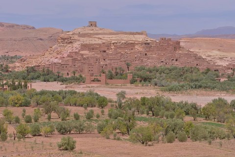 Kasbah or Ksar of Ait-Ben-Haddou, UNESCO World Heritage Site, Aït-Ben-Haddou, Souss-Massa-Draâ