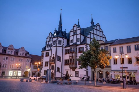 Town Hall, Market, Old Town, Saalfeld, Thuringia, Germany, Europe