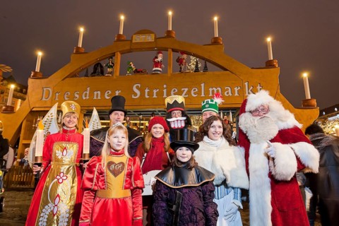 The Striezelmarkt, which has been held since 1434, is the oldest Christmas market in Germany and
