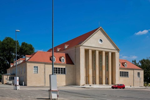 The Hellerau Festival Theatre was built in 1911 in the style of reform architecture in the garden