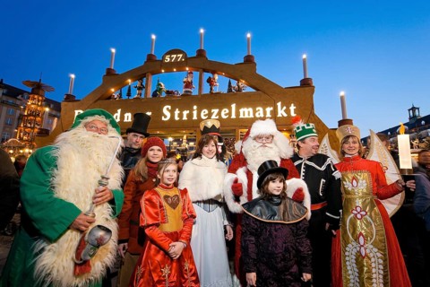 The Striezelmarkt, which has been held since 1434, is the oldest Christmas market in Germany and