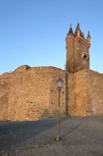 Landmark Wilhelmsturm built in 1895, Schlossberg, Dillenburg, Hesse, Germany, Europe