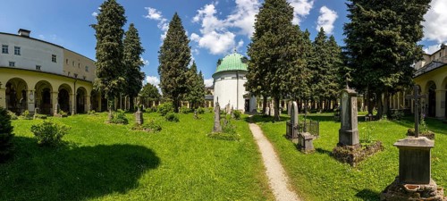 Burial Ground and Arcades with Gabriel Chapel, Mausoleum for Prince Archbishop Wolf Dietrich,