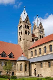 Church of Our Dear Lady, Romanesque Basilica, Domplatz, Halberstadt, Harz Mountains, Saxony-Anhalt,