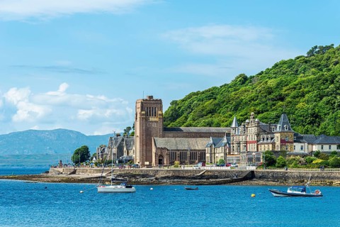 Oban Bay and Marina, Oban, Argyll and Bute, Scotland, UK