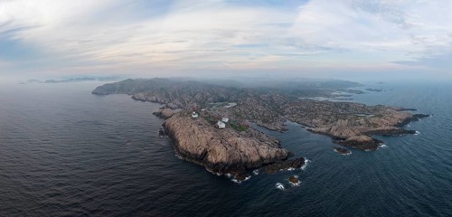 Lindesnes lighthouse at Norway's southernmost point, South Cape, Norway, Europe