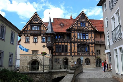 Henneberger Haus, Meiningen, Schmalkalden-Meiningen County, Thuringia, Germany, Europe
