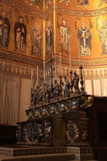 City of Monreale, in the Cathedral of Santa Maria Nuova, Unesco World Heritage Site, Sicily, Italy,