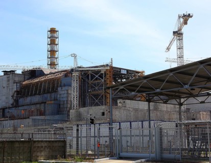 Exclusion zone, in the uninhabitable 30-kilometre zone around the Chernobyl power plant and the