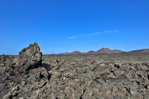 Montaña del Señalo Volcano, Timanfaya National Park, Lanzarote, Canary Islands, Spain, Europe