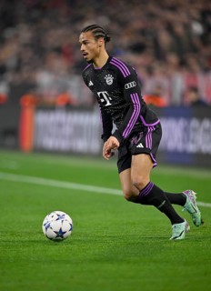 Leroy Sané FC Bayern München FCB (01) on the ball, Champions League, Allianz Arena, Munich, Bayern,