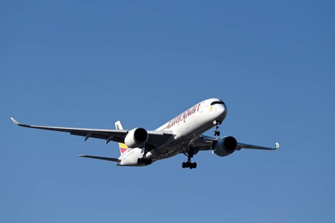Aircraft Ethiopian Airlines, Airbus A350-900, ET-ATQ