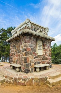 Fire altar on the Herrenkuppe The Bismarck Tower in Dresden-Cossebaude The site of the Bismarck