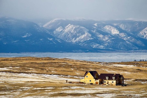 Isba, Lake Baikal, Olkhon Island, Pribaikalsky National Park, Irkutsk Province, Siberia, Russia,