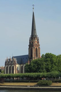 Neo-Gothic Church of the Three Kings, Church, Sachsenhausen, Main, Frankfurt, Hesse, Germany,