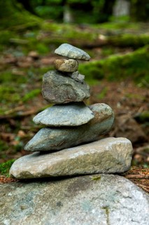 Stones stacks. France
