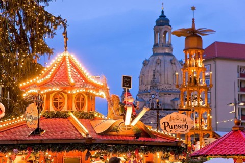 The Striezelmarkt, which has been held since 1434, is the oldest Christmas market in Germany and