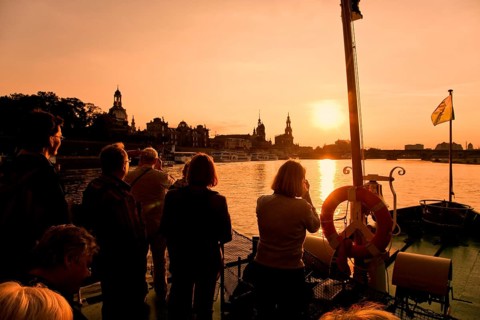 Steamboat trip on the Elbe in Dresden
