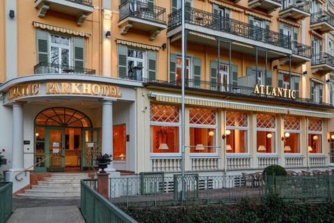 Atlantic Parkhotel in the Old Town, Baden-Baden, Black Forest, Baden-Württemberg, Germany, Europe
