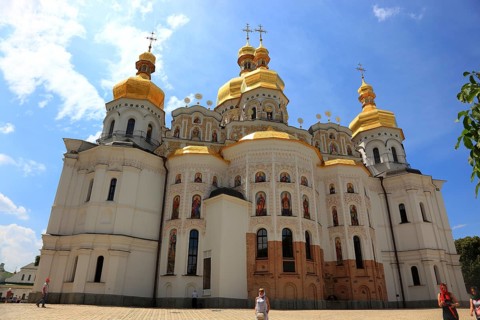 The Uspensky Cathedral, part of the Kiev Cave Monastery, Holy Mary Ascension Monastery, Pecherskaya