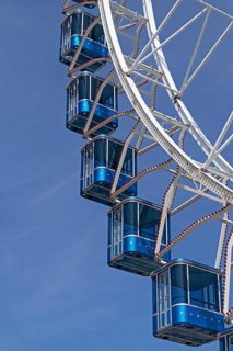 Ferris wheel, Hanse Sail, Warnemünde, Rostock, Mecklenburg-Western Pomerania, Germany, Europe