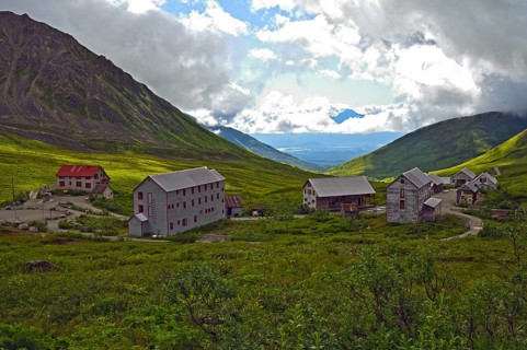 Open-air museum of former gold mine, Hatcher Pass, Alaska