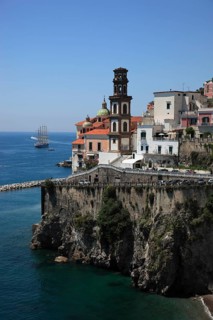 Atrani on the Amalfi Coast, Campania, Italy, Europe