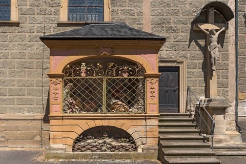 Chapel of the Mount of Olives, mid-18th century at the Church of St. Michael, Zeil am Main, Lower