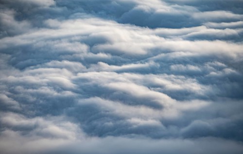 Cloud cover, high fog, Appenzell Ausserrhoden, Appenzell Alps, Switzerland, Europe