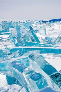 Ice, Lake Baikal, Olkhon Island, Pribaikalsky National Park, Irkutsk Province, Siberia, Russia,
