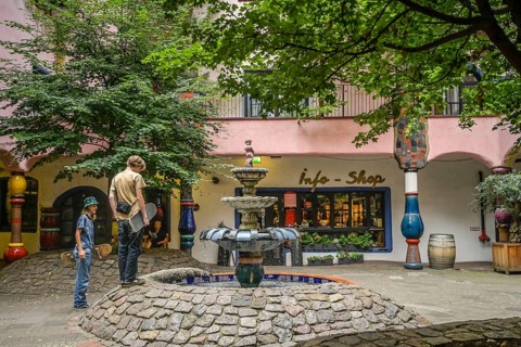 Green Citadel, Breiter Weg, Magdeburg, Saxony-Anhalt, Germany, Europe
