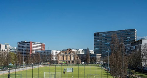Sportplatz am Anhalter Bahnhof, Berlin-Kreuzberg, Germany, Europe