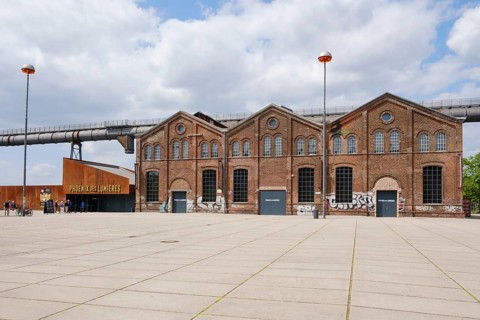 Phoenix des Lumières, art exhibition in the former industrial hall, Phoenix-West, Hörde, Dortmund,