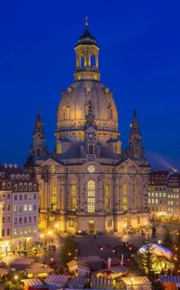 Christmas market on Dresden's Neumarkt square