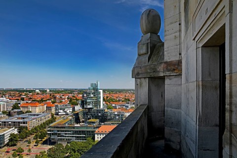 View of the administrative building of the Norddeutsche Landesbank, Hanover, Lower Saxony, Germany,