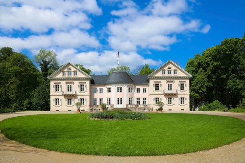Villa Eugenia, last residence of the Princes of Hohenzollern-Hechingen, classicist central building